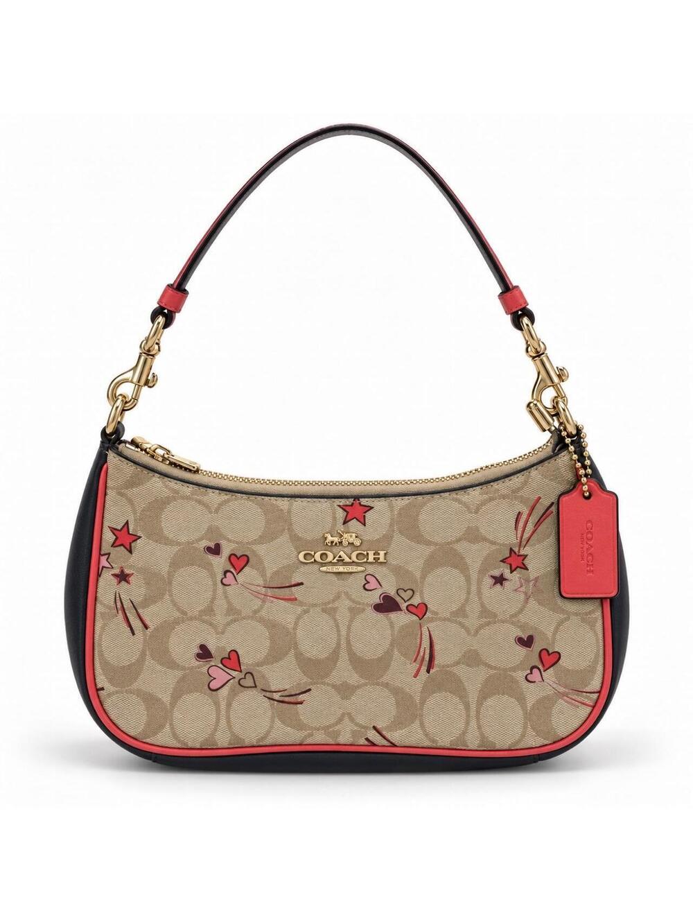 Womens Vintage Monagram Coach Mini Purse